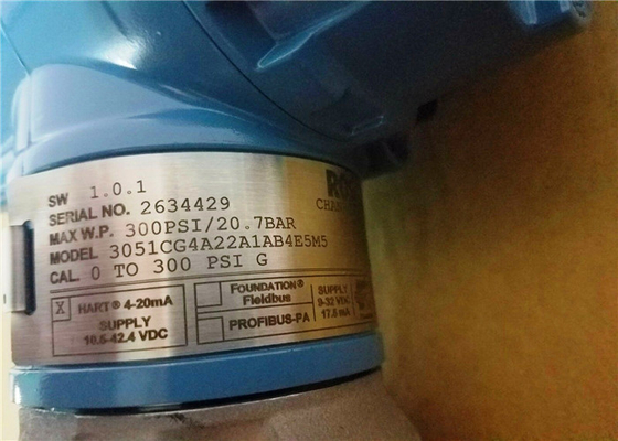 Professional Rosemount 3051c Coplanar Pressure Transmitter 3051CG4A02A1AB1H2L4M5 -14.2 To 300PSI
