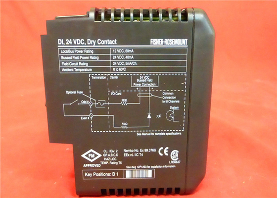 24VDC Redundant Power Supply Modul 12P0550X142 VE4001S2T2 KJ3001X1-BB1 DELTA V EMERSON
