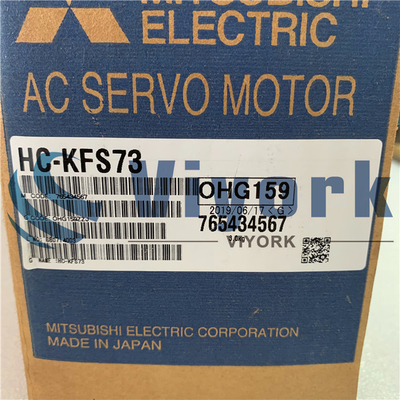 Mitsubishi HC-KFS73 AC SERVO MOTOR 5.6AMP 103VAC 3000RPM 750W 3AC