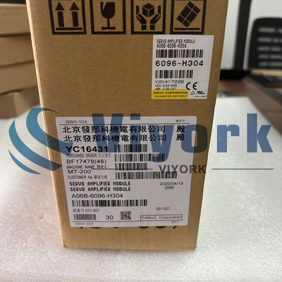 Fanuc A06B-6096-H304 SERVO AMPLIFIER SVM3-20/20/20/ FSSB I/F ALPHA BARU