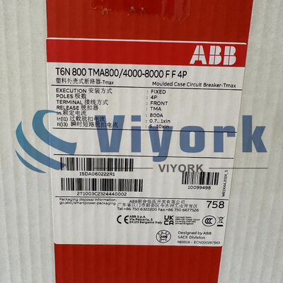 ABB 1SDA060222R1 PEMUTUS SIRKUIT T6N 800 TMA8004000-8000 F F 4P BARU